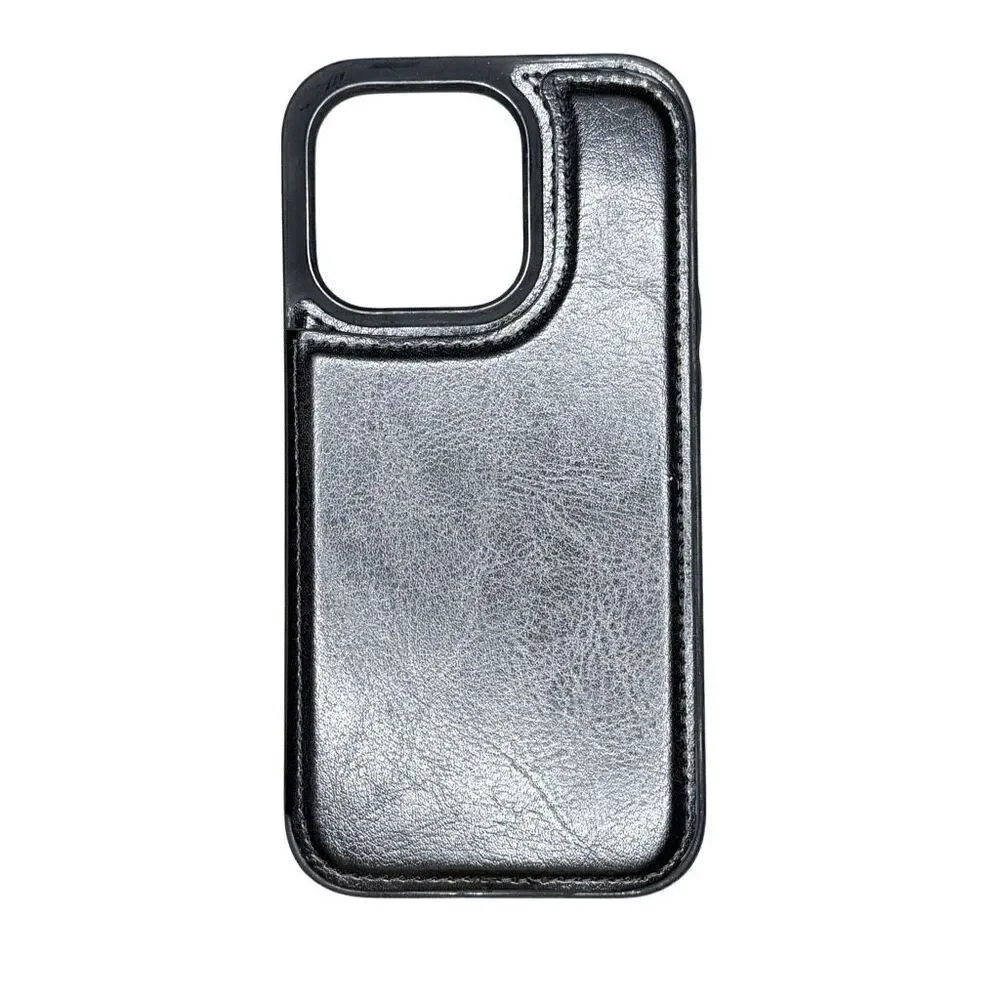 iPhone 14 Pro Wallet Case with Card Holder, PU Leather Kickstand Card Slots Case